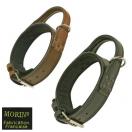 Collier chien d�intervention en cuir � poign�e - image 1