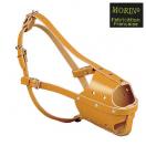 Museli�re type "Police" pour chiens - Cuir naturel