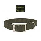 Collier pour chien en nylon cousu double, boucle m�tal