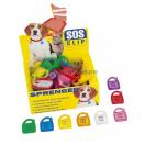SOS Clip, m�daille plastique pour chien