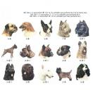 Autocollant - t�te de chien (de la race 1 � 71) - image 2