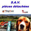 SAV Tinyloc - Pi�ces d�tach�es pour radar de rep�rage Tinyloc R1 et R2.