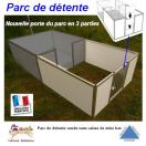 Parc d��bats pour caisse de mise bas des chiots PRO ELEVA-BED