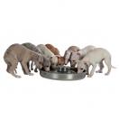 Plat � chiot en inox 37 cm - image 2
