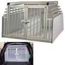 Cage de transport DogBox Pro Double pour deux chiens, mod�le biseaut�e