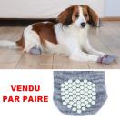Chaussettes pour chien avec pastilles anti d�rapantes