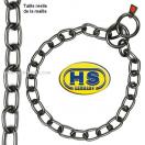 Collier sanitaire �trangleur, pour gros chien, INOX noir