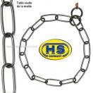 Collier sanitaire �trangleur, pour grands chiens, INOX noir