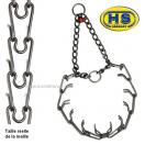 Collier chien torquatus Inox noir