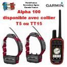 Garmin Alpha 100 - collier de rep�rage GPS T5 ou TT15 pour chien de chasse