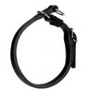 Collier cuir �trangleur gros anneau - Scorpion
