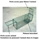 Trappe de capture avec porte basculante + porte acc�s
