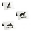 Lot de 3 panneaux sol pour positions (assis - debout - couch�)
