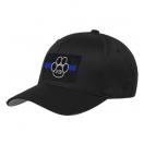 Casquette avec �cusson K9 patte et ligne bleue