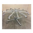 Carrousel en alu bross� - 12 bras r�glables