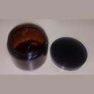 Pot en verre fum� 500 ml avec couvercle