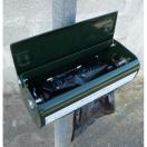 Borne de propret� canine avec distributeur simple de sac ramasse crottes en rouleau - image 3