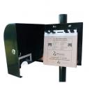 Borne de propret� canine avec distributeur de sac ramasse crottes en liasse papier 100% biod�gradable - image 3