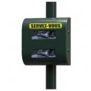 Distributeur simple de sachets � d�jections canine en rouleau