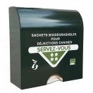 Distributeur de sachet � d�jection canine en liasse papier 100% biod�gradable