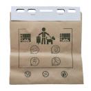 Liasses papier 100% biod�gradable - sachets ramasse crottes (carton de 20 liasses de 50 sachets)