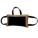 Coussin de mordant jute / cuir - 3 poign�es