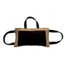 Coussin de mordant jute / cuir - 3 poign�es - image 3