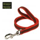 Laisse gomme avec poign�e - Rouge