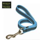 Laisse gomme avec poign�e - Bleu