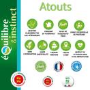 Terrine BIO chat adulte riche en saumon et aux brocolis - Equilibre & Instinct - image 2