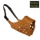 Museli�re cuir souple pour chien - Naturel