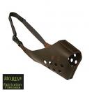 Museli�re cuir souple pour chien - Marron