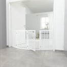 Barri�re pour chiens avec porte, 4 parties