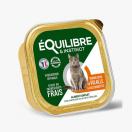Equilibre et Instinct - Pat�es pour chat st�rilis�, volaille et courgette