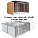 Chenil bois MKS - PROTECTA - Fa�ade en barreaux