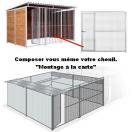 Chenil bois MKS - PROTECTA - Fa�ade en grillage