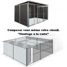 Chenil MKS composite WPC - ETERNA - Fa�ade en barreaux