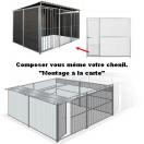 Chenil MKS composite WPC - ETERNA - Fa�ade en grillage