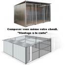Chenil m�tal MKS - METALLO - Fa�ade en barreaux