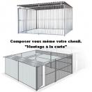 Chenil en kit m�tal barreaux MKS