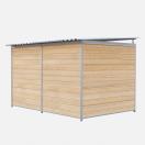 Chenil bois MKS - PROTECTA 3 x 2 m - Fa�ade en barreaux - image 3