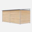 Chenil bois MKS - PROTECTA 4 x 2 m - Fa�ade en barreaux - image 3