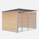 Chenil bois MKS - PROTECTA 3 x 2 m- Fa�ade en grillage - image 2