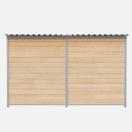 Chenil bois MKS - PROTECTA 3 x 2 m- Fa�ade en grillage - image 4