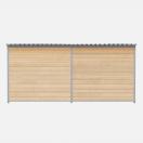 Chenil bois MKS - PROTECTA 4 x 2 m - Fa�ade en grillage - image 4