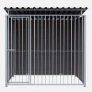 Chenil MKS en composite WPC - ETERNA - 2 x 2 m - Fa�ade en barreaux