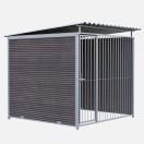 Chenil MKS en composite WPC - ETERNA - 2 x 2 m - Fa�ade en barreaux - image 2
