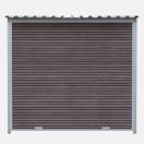 Chenil MKS en composite WPC - ETERNA - 2 x 2 m - Fa�ade en barreaux - image 4
