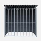 Chenil MKS en composite WPC - ETERNA - 2 x 2 m - Fa�ade en barreaux - image 7