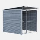 Chenil MKS en composite WPC - ETERNA - 2 x 2 m - Fa�ade en grillage - image 6